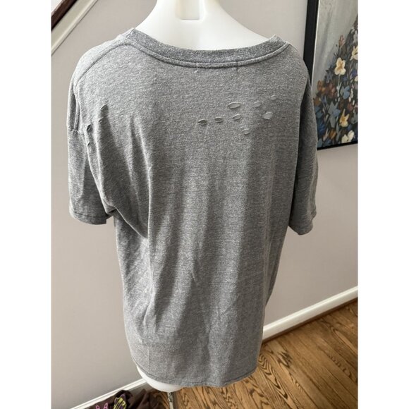 Daydreamer Free People Led Zeppelin UK Tour 1969 Tee Distressed Gray Size S - Picture 3 of 3